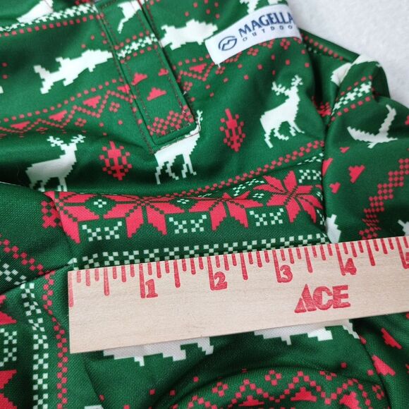 Magellan Outdoors Dog Shirt S/M Fleece Red Green Christmas Market NWT Pet Outfit - Picture 12 of 14